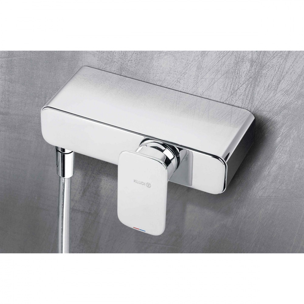 Baterie dus KLUDI E2 497140575, alama sanitara, argintiu