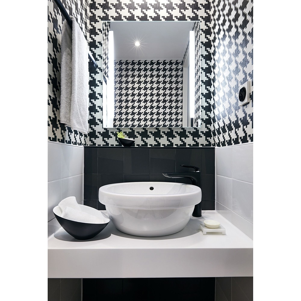 Baterie lavoar KLUDI Balance 522968775, alama sanitara, negru