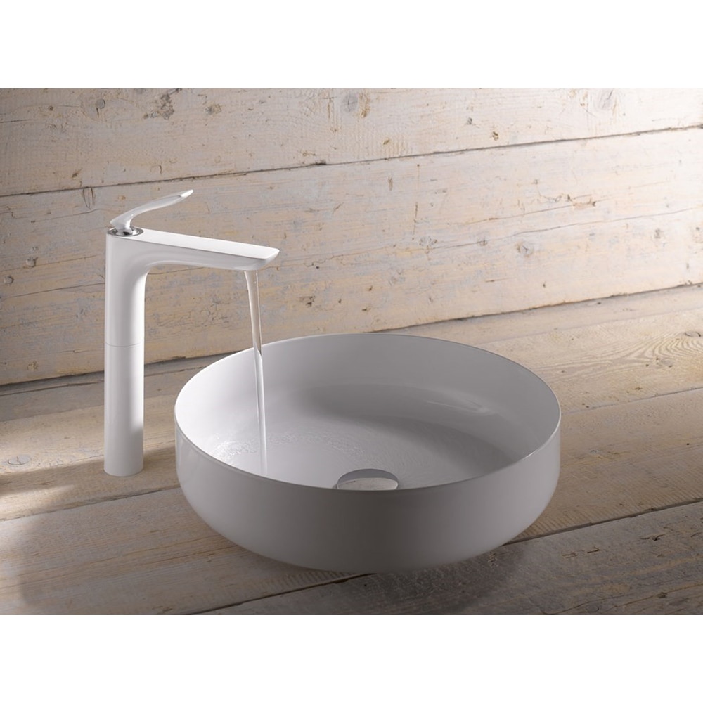 Baterie lavoar KLUDI Balance 522989175, alama sanitara, alb