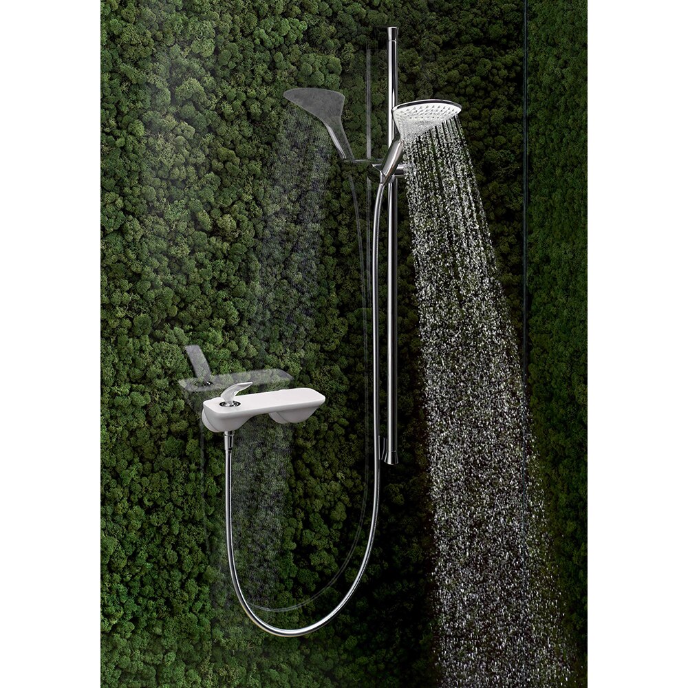 Baterie dus KLUDI Balance 527109175, alama sanitara, alb