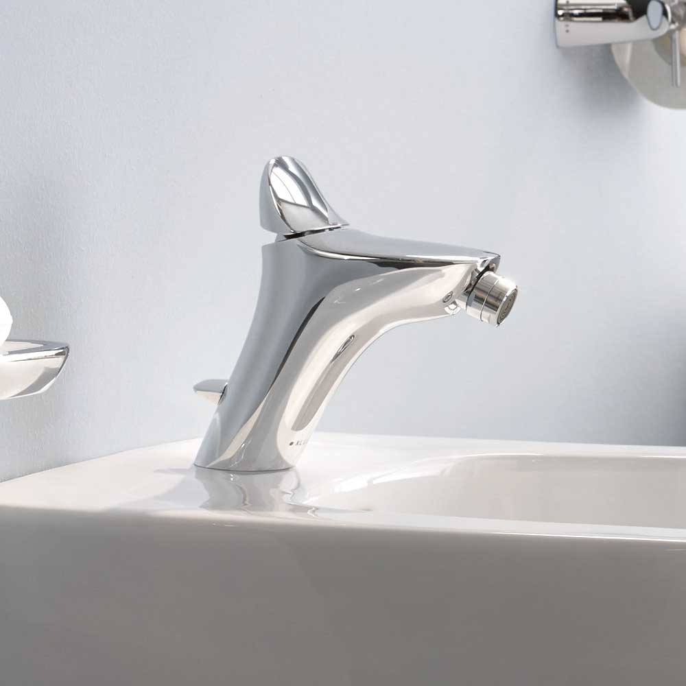 Baterie bideu KLUDI Amba 532160575, alama sanitara, argintiu