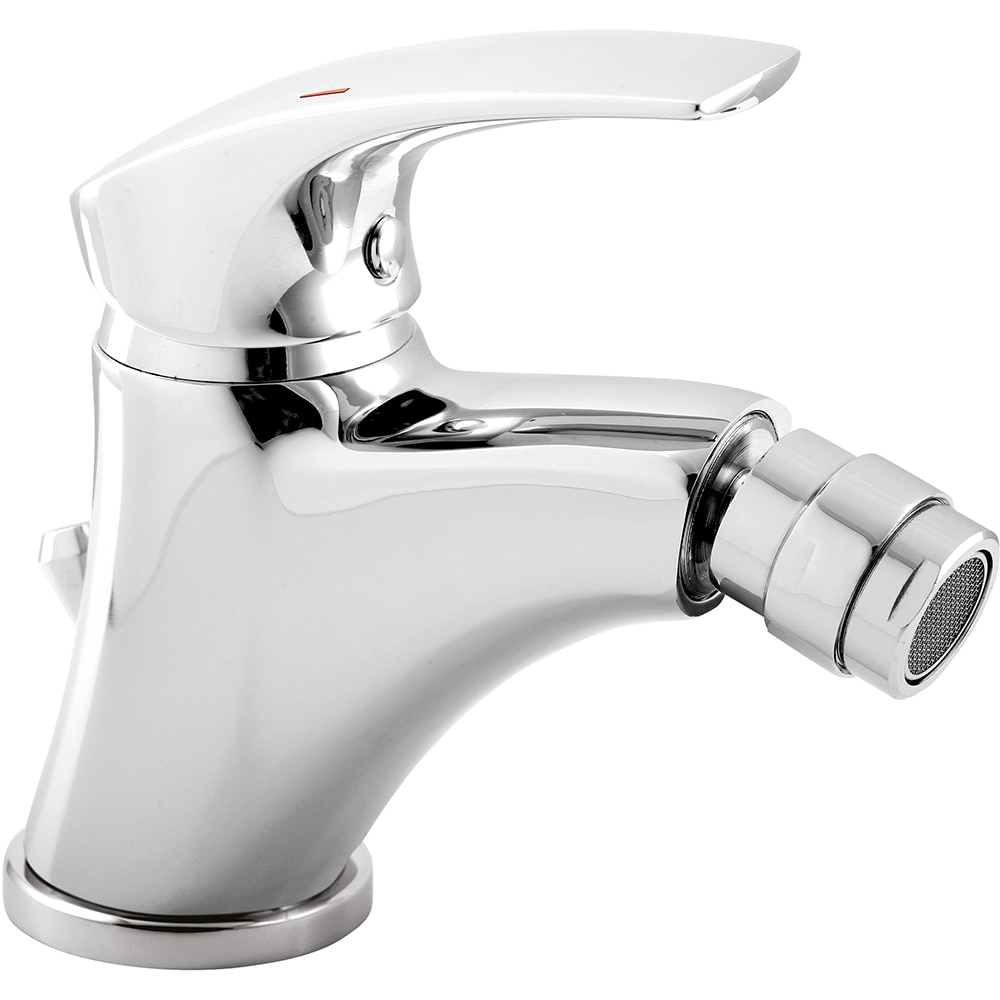 Baterie bideu FERRO Metalia 57 57011.0, alama sanitara, argintiu