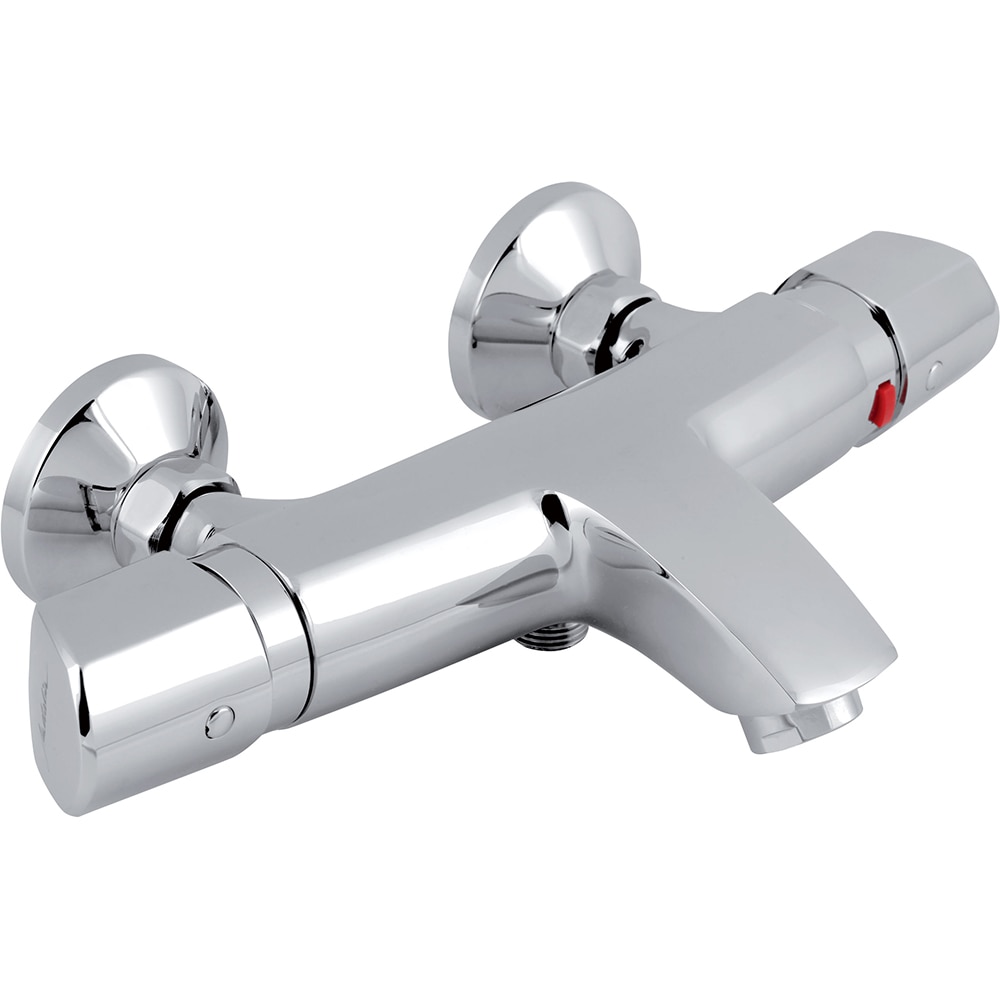 Baterie cada-dus FERRO Metalia 57 57921/1.0, termostat, alama sanitara, argintiu