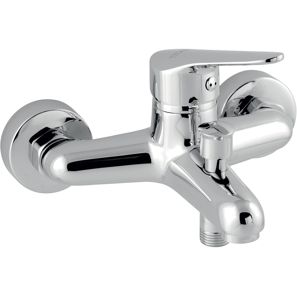 Baterie cada-dus FERRO Iris New 94420/1.0, alama sanitara, argintiu