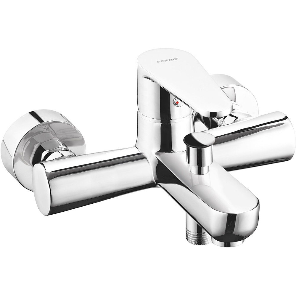 Baterie cada-dus FERRO Algeo BAG1, alama sanitara, argintiu