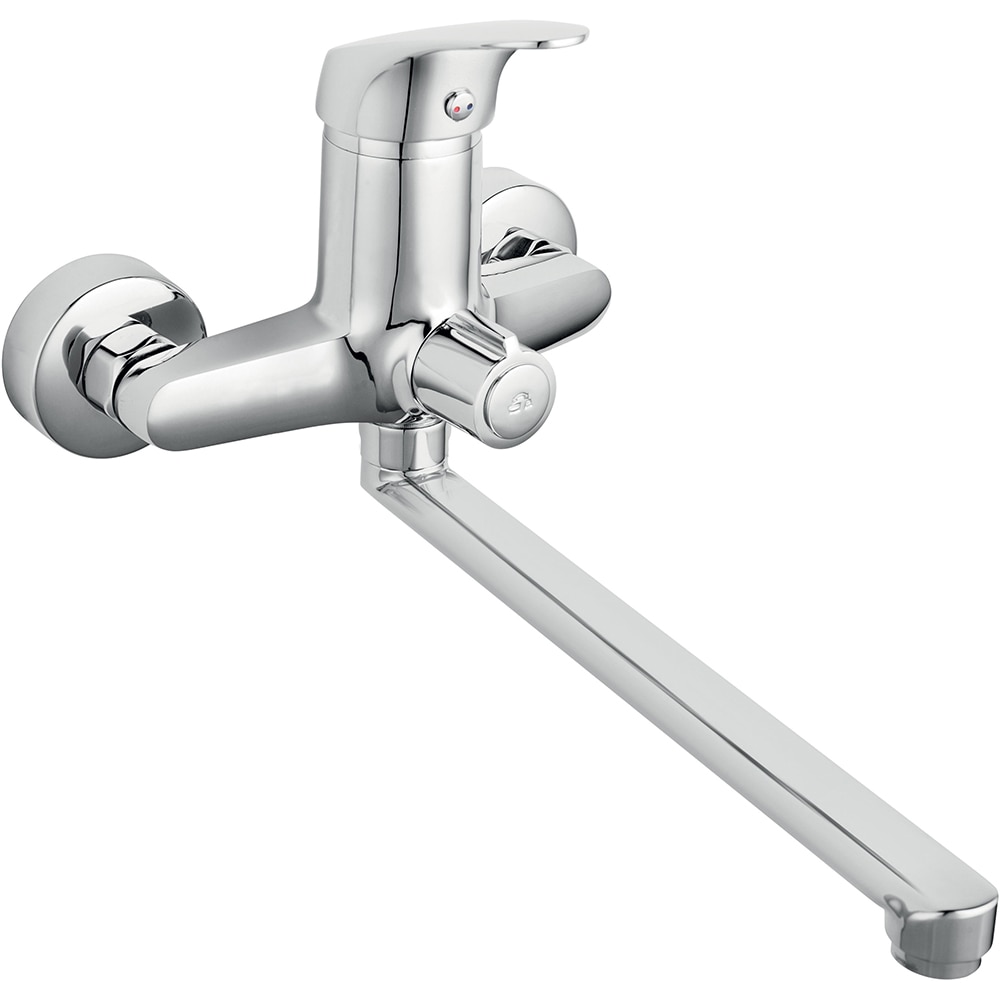 Baterie lavoar FERRO Combo BCM3A, alama sanitara, argintiu