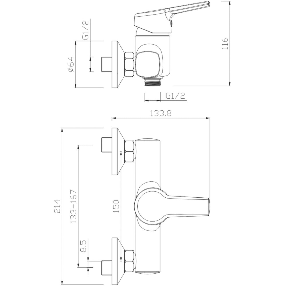 Baterie dus SANOBI Urban SU-08, alama, argintiu