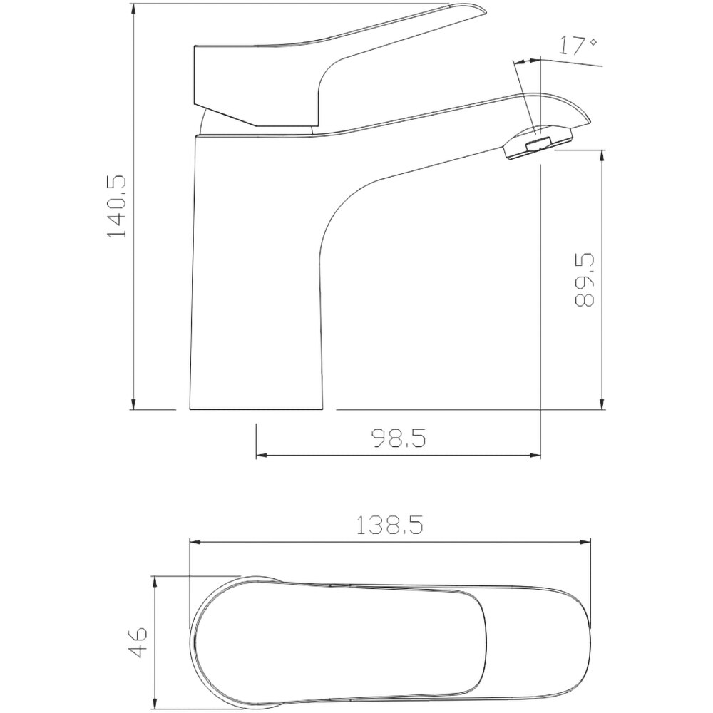 Baterie lavoar SANOBI Lotus SL-01, alama, argintiu