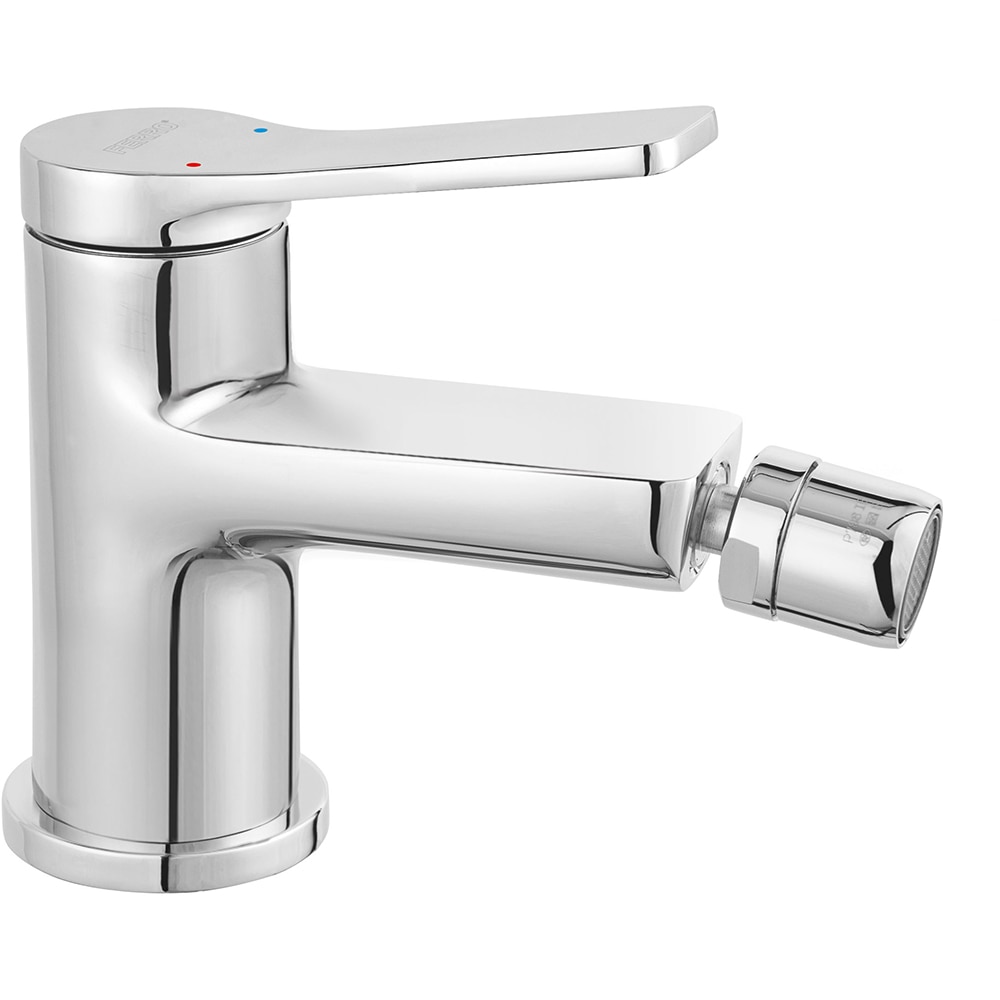 Baterie bideu FERRO Nexus BNX6, alama sanitara, argintiu