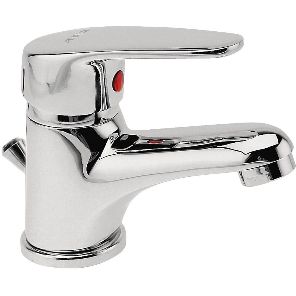 Baterie lavoar FERRO Smile BSM2, alama sanitara, argintiu