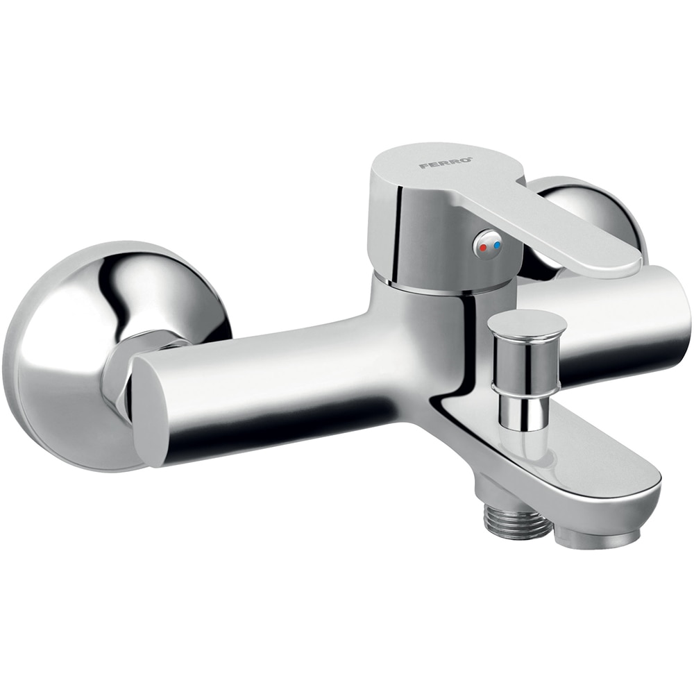 Baterie cada-dus FERRO Savio BSV1, alama sanitara, argintiu