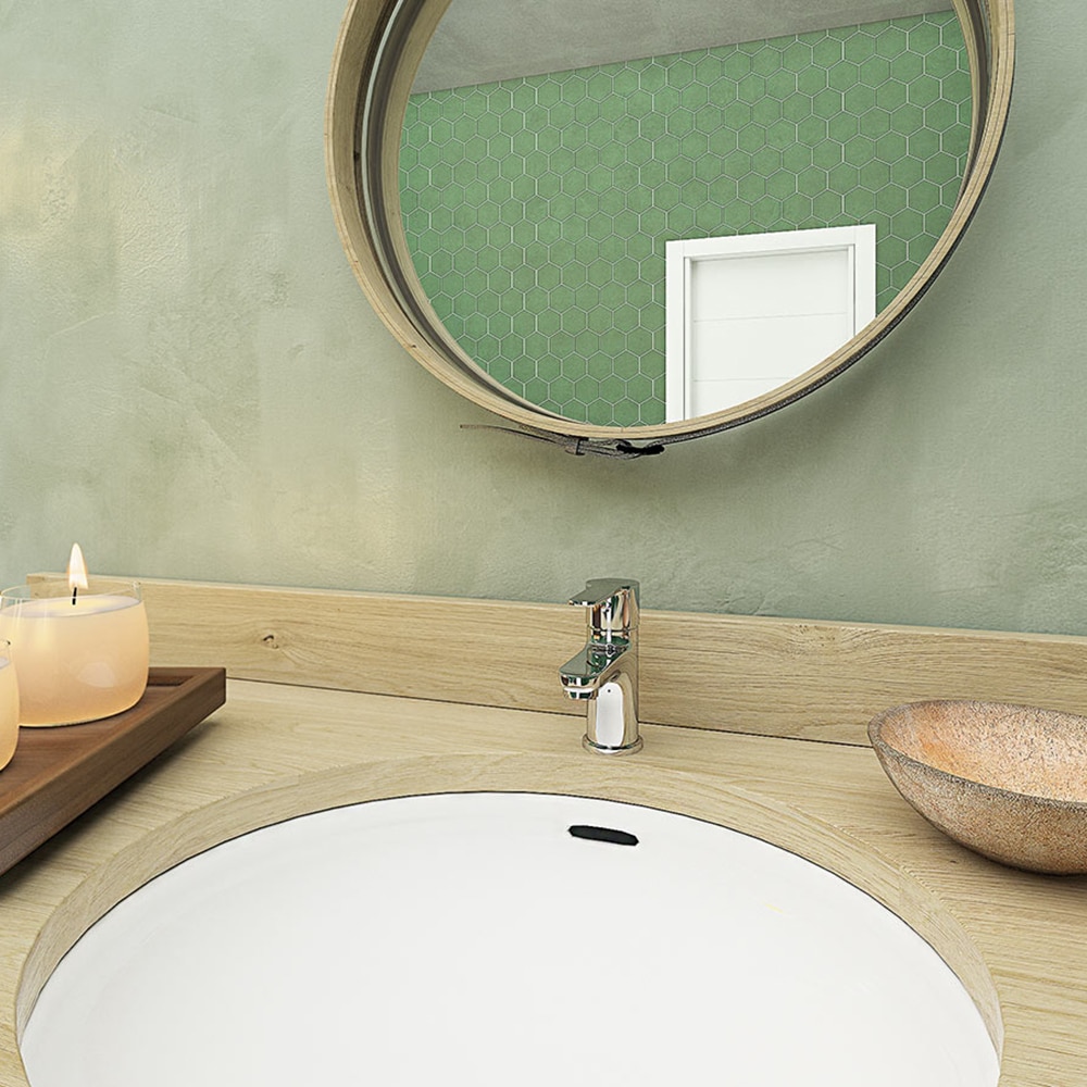 Baterie lavoar FERRO Savio BSV2, alama sanitara, argintiu