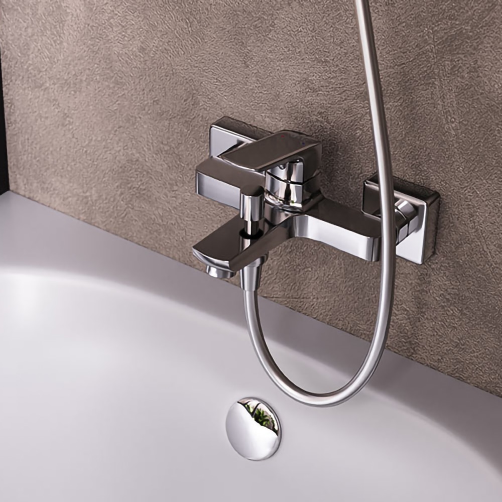 Baterie cada-dus FERRO Vitto Verdeline BVI1VL, alama sanitara, argintiu