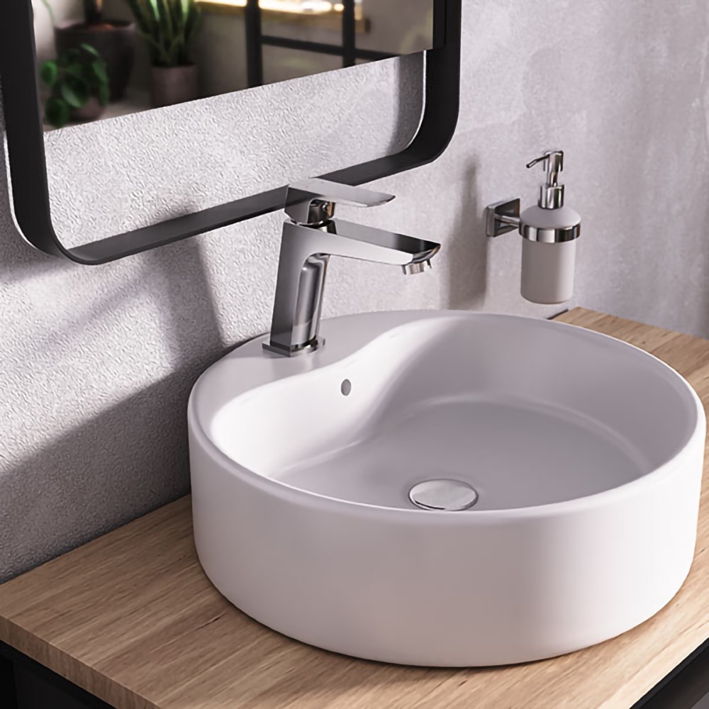 Baterie lavoar FERRO Vitto Verdeline BVI2VL, alama sanitara, argintiu