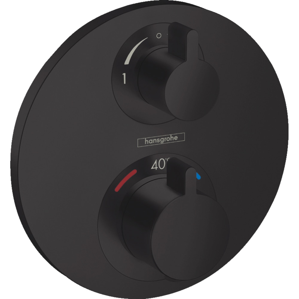 Baterie cada-dus HANSGROHE Ecostat 15758670, marimea S, alama sanitara, negru