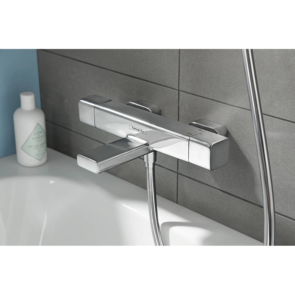 Baterie cada-dus HANSGROHE Ecostat E 15774000, alama sanitara, crom