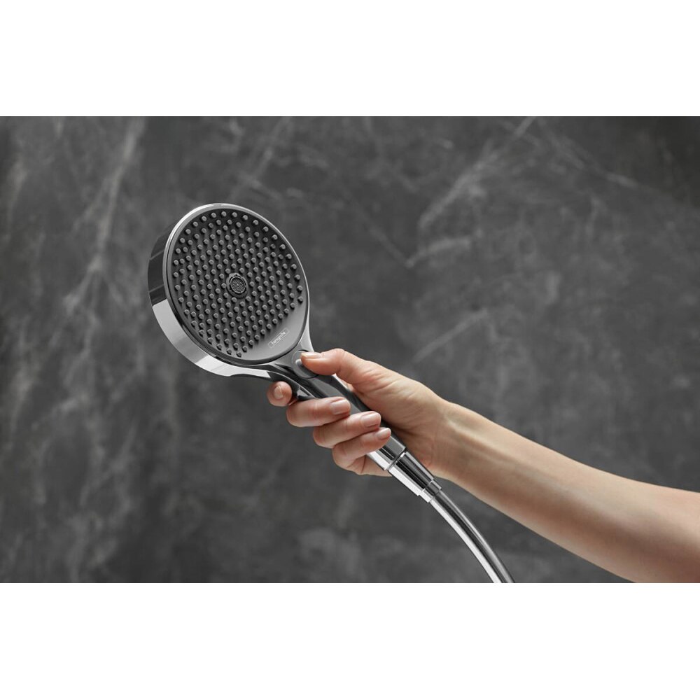 Para dus Hansgrohe Rainfinity 130 26864670, 3 functii, negru