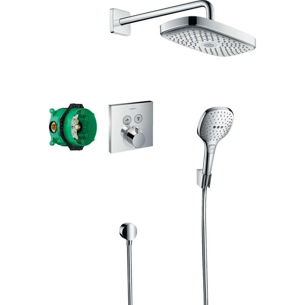 Sistem dus HANSGROHE Raindance Select E 300 27296000, termostat, 1 functie, crom