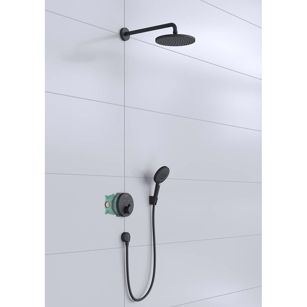 Sistem dus HANSGROHE Raindance S 240 27959670, 1 functie, negru