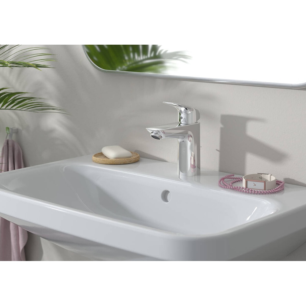 Baterie lavoar HANSGROHE Logis 100 71100000, alama sanitara, crom