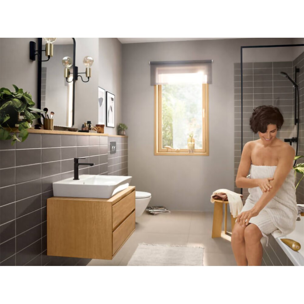 Baterie lavoar HANSGROHE Rebris E 110 Cool Start 72559670, alama sanitara, negru