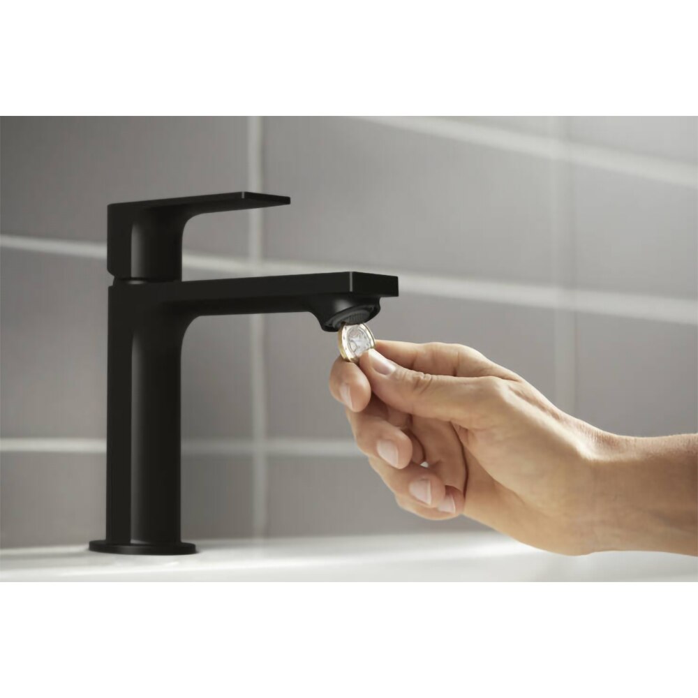 Baterie lavoar HANSGROHE Rebris E 110 Cool Start 72559670, alama sanitara, negru