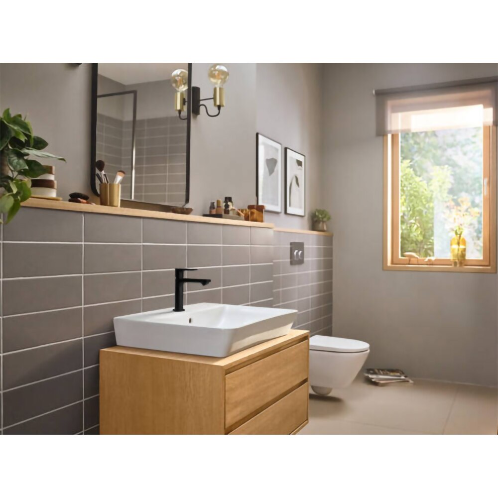 Baterie lavoar HANSGROHE Rebris E 110 Cool Start 72559670, alama sanitara, negru