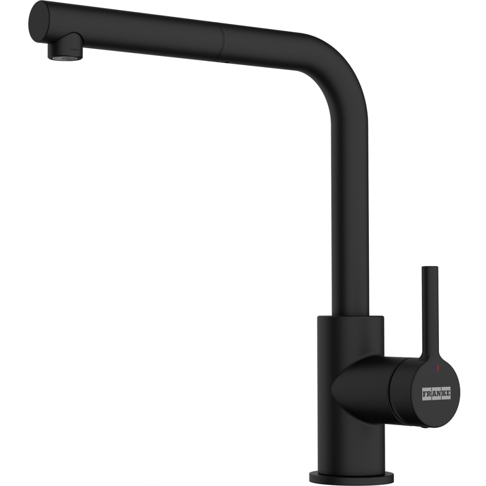 Baterie bucatarie FRANKE Lina, dus extractibil, alama, negru