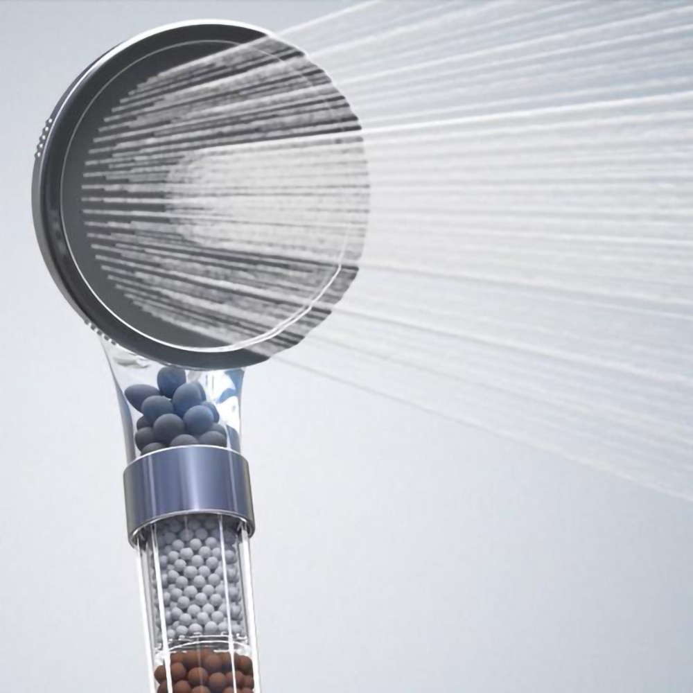 Para dus MEDIASHOP Aquadon ShowerHero M31320, 3 functii, cu minerale naturale, transparent-crom