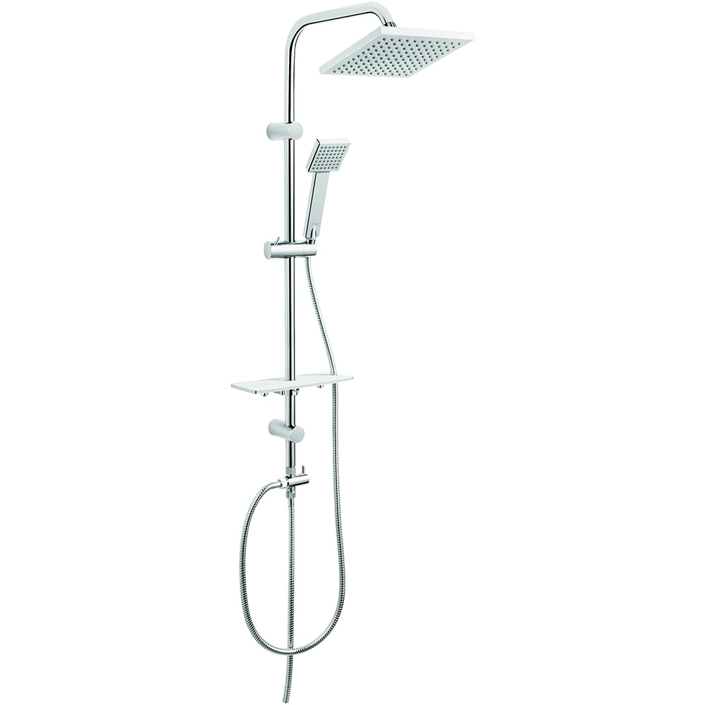 Sistem dus FERRO Squerto Lux NP24, 1 functie, argintiu