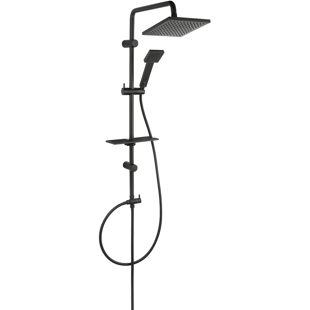 Sistem dus FERRO Squerto Lux Black NP24-BL, 1 functie, negru