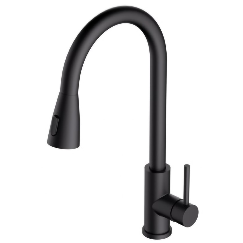 Baterie bucatarie ALVEUS Primrose G90, dus extractibil, alama sanitara, negru