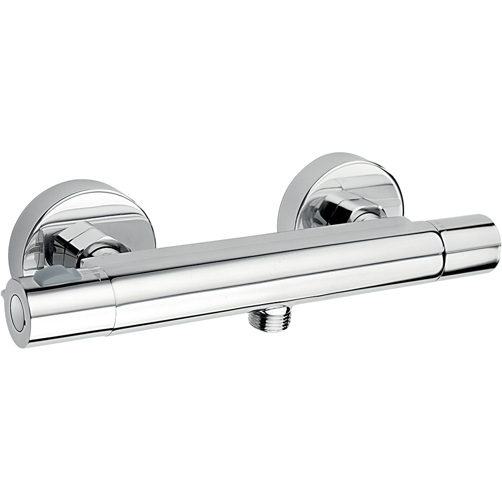 Baterie dus FERRO Trinity TRM7, termostat, alama sanitara, argintiu