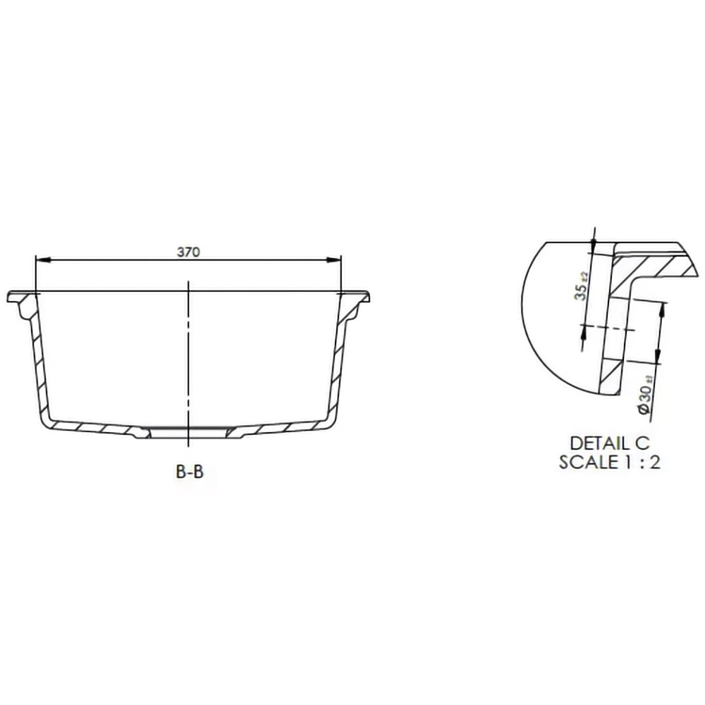 Chiuveta bucatarie SANDONNA Arona 76, 1 cuva, picurator reversibil, compozit granit, alb
