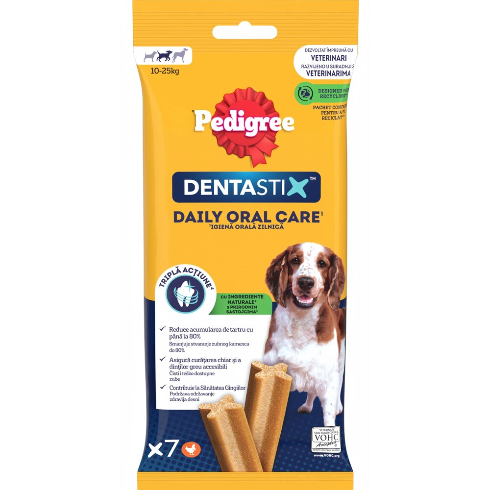 Recompensa pentru caini PEDIGREE DentaStix M, 180 g