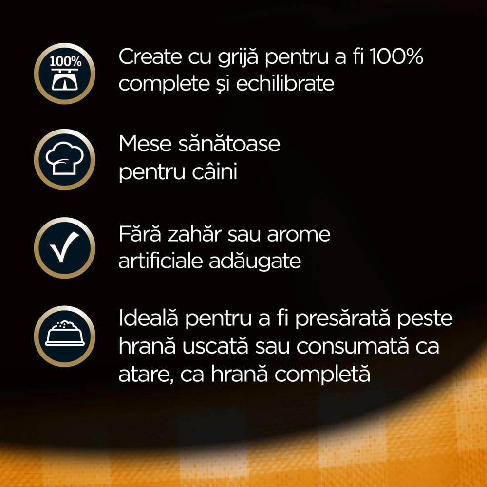 Hrana umeda pentru caini CESAR, Adult, Pui si legume in sos, 24 x 100 g