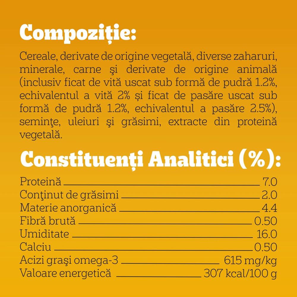 Recompense pentru caini PEDIGREE Jumbone, Vita, 8 x 160 g