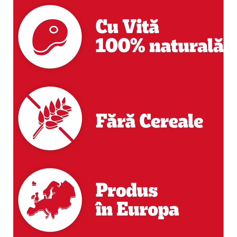 Recompense pentru caini PEDIGREE Ranchos Jerkies, Vita, 7 x 70 g