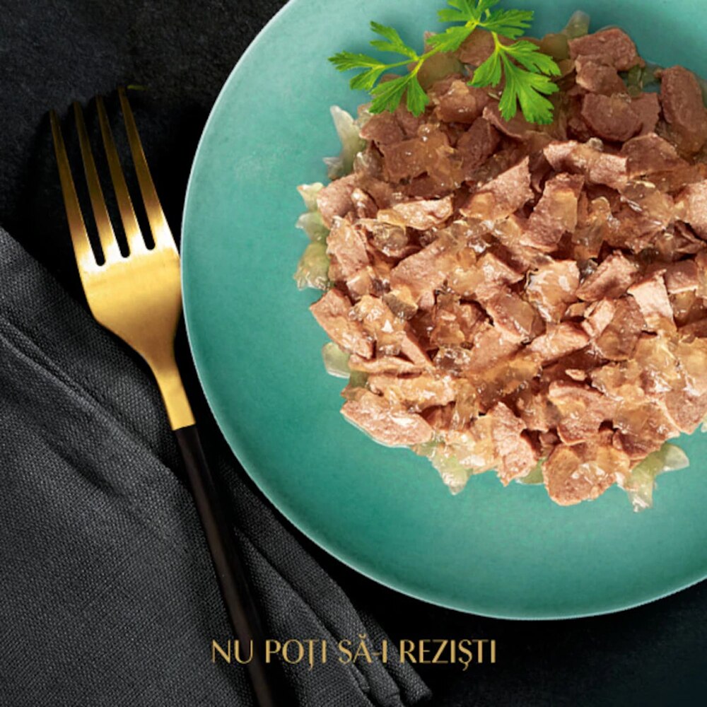 Hrana umeda pentru pisici SHEBA Delikatesse, Adult, Ton in aspic, 28 x 85 g