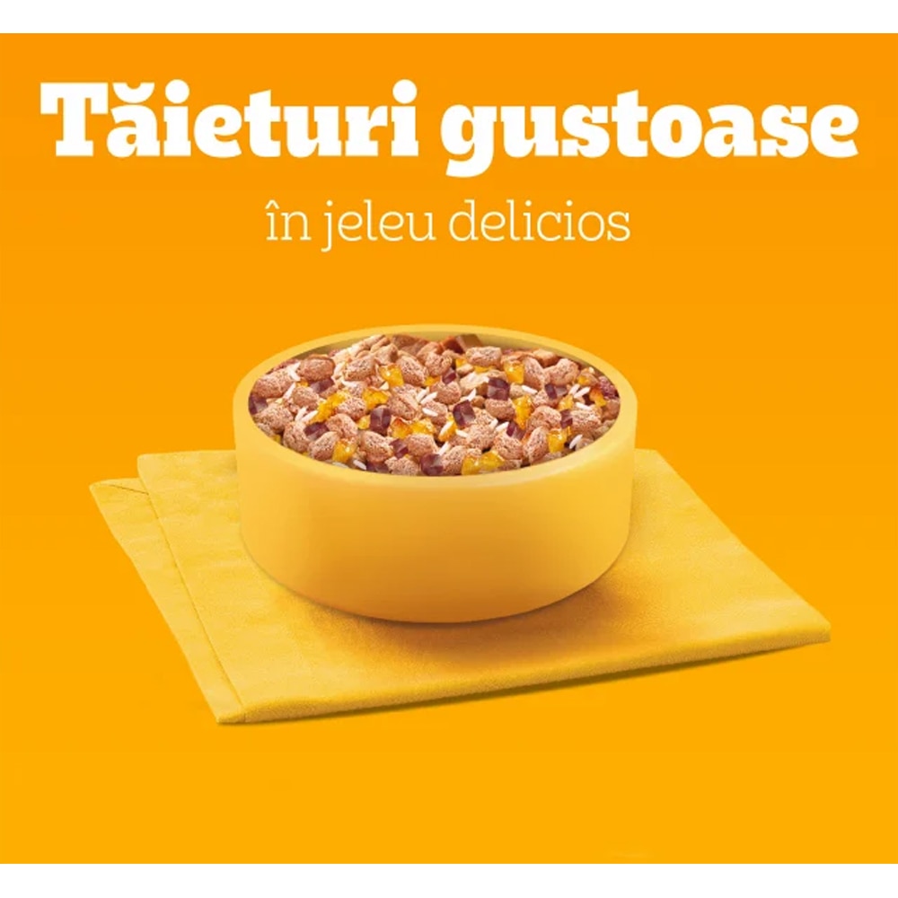 Hrana umeda pentru caini PEDIGREE, Junior, Mix in aspic, 40 x 100 g