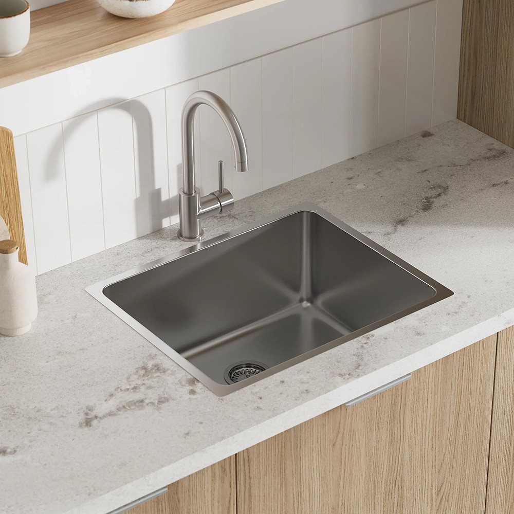 Chiuveta bucatarie GoodHome Villach XS, 1 cuva, inox, 54 x 44 x 20 cm, crom