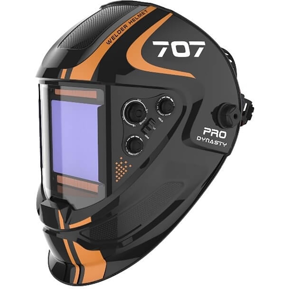 Masca de sudura INTENSIV Dynasty, cristale lichide, 4 senzori, negru