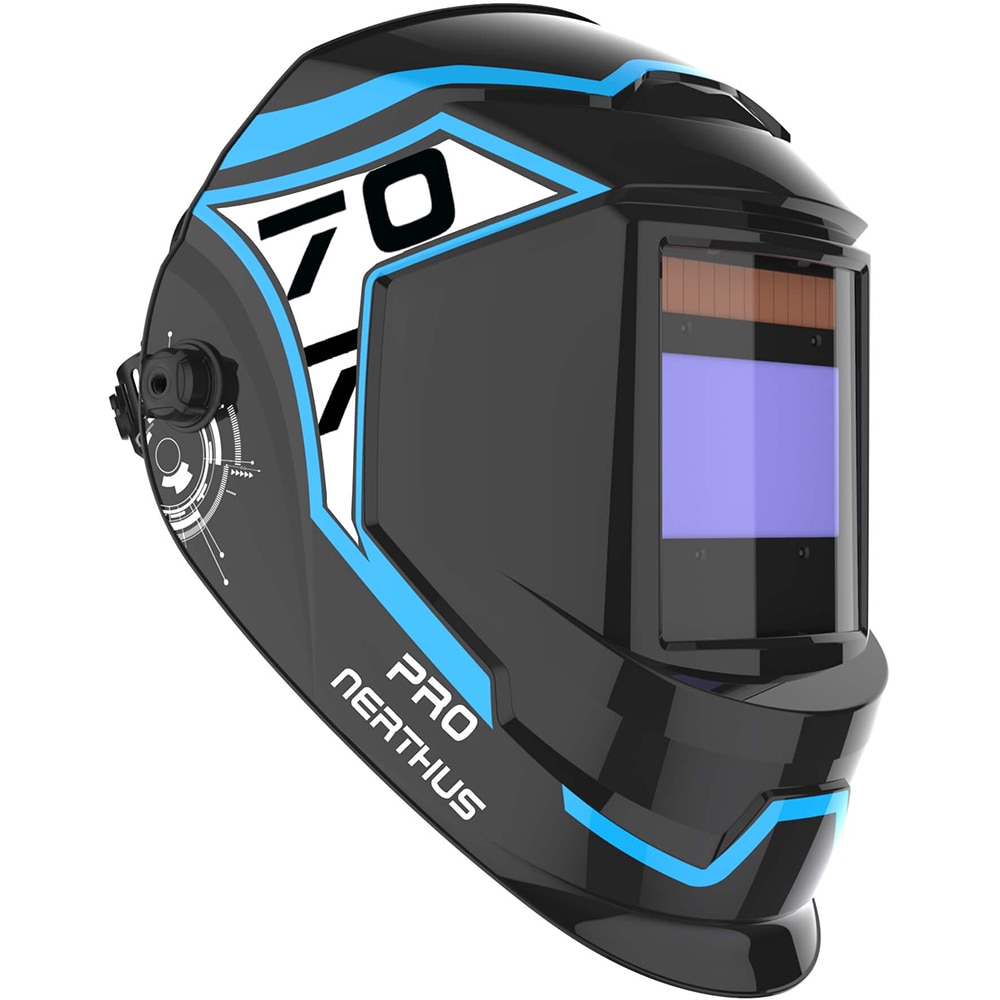 Masca de sudura INTENSIV Nerthus, cristale lichide, 4 senzori, negru