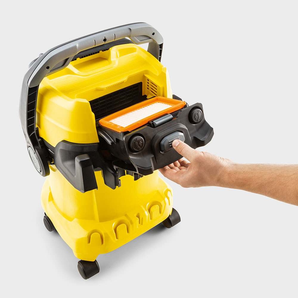 Aspirator multifunctional KARCHER WD 5 Control P 25/5/22 1.628-317.0, 25l, 1200W, 73dB, galben-negru
