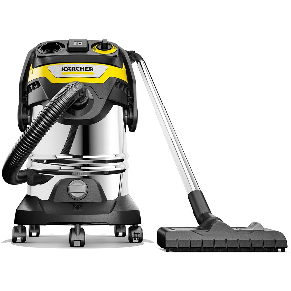 Aspirator multifunctional KARCHER WD 7 Control P S 30/6/35/T 1.628-385.0, 30l, 1400W, 73dB, argintiu-negru