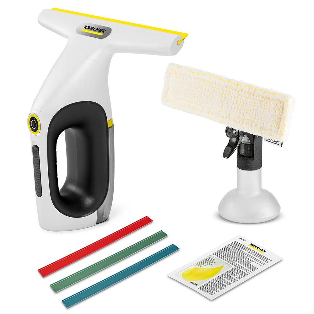 Aspirator geamuri KARCHER Universal Multi WV 2 1.633-677.0, 0.12l, autonomie max 35 min, alb-negru