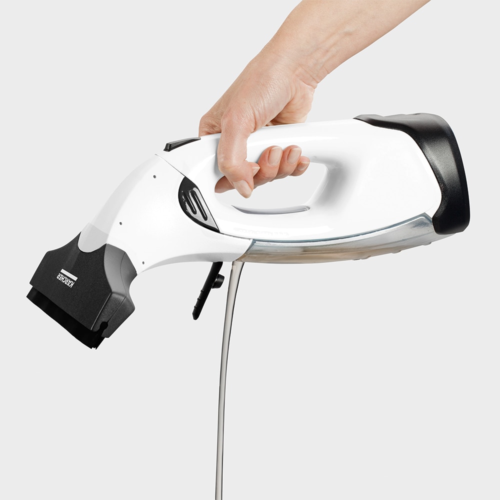 Aspirator geamuri KARCHER Universal Multi WV 2 1.633-677.0, 0.12l, autonomie max 35 min, alb-negru