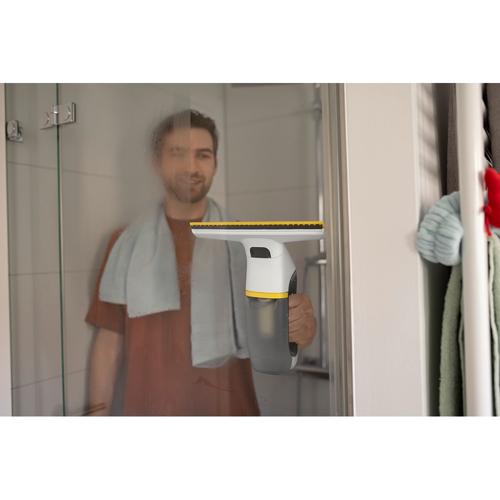 Aspirator geamuri KARCHER Universal Multi WV 2 1.633-677.0, 0.12l, autonomie max 35 min, alb-negru