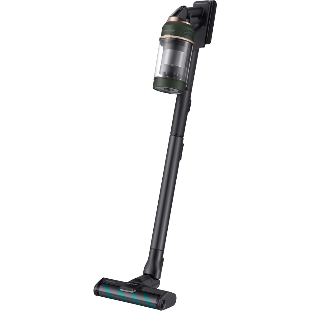 Aspirator vertical SAMSUNG Bespoke Jet Plus Complete Extra VS20B95943N/GE, 0.5l, 25.2V, autonomie max 120 min, verde inchis-negru
