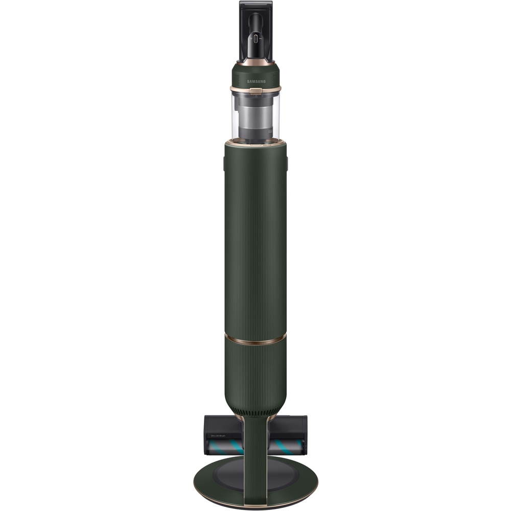 Aspirator vertical SAMSUNG Bespoke Jet Plus Complete Extra VS20B95943N/GE, 0.5l, 25.2V, autonomie max 120 min, verde inchis-negru